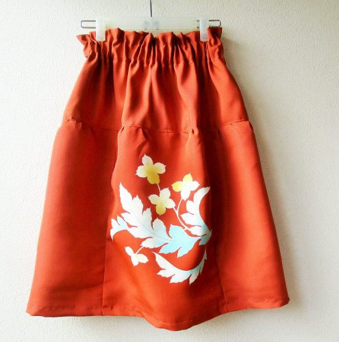 新作　帯スカート　土の華