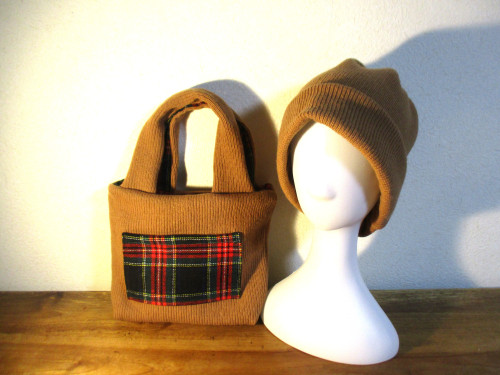 キャップとバッグお揃い作り方公開