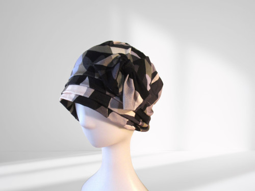 タックキャップ　幾何学模様