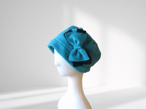 新作　令和のクロシェ　ブルー