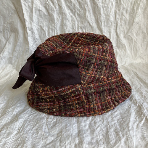Marple Ribbon Hat Bordeaux