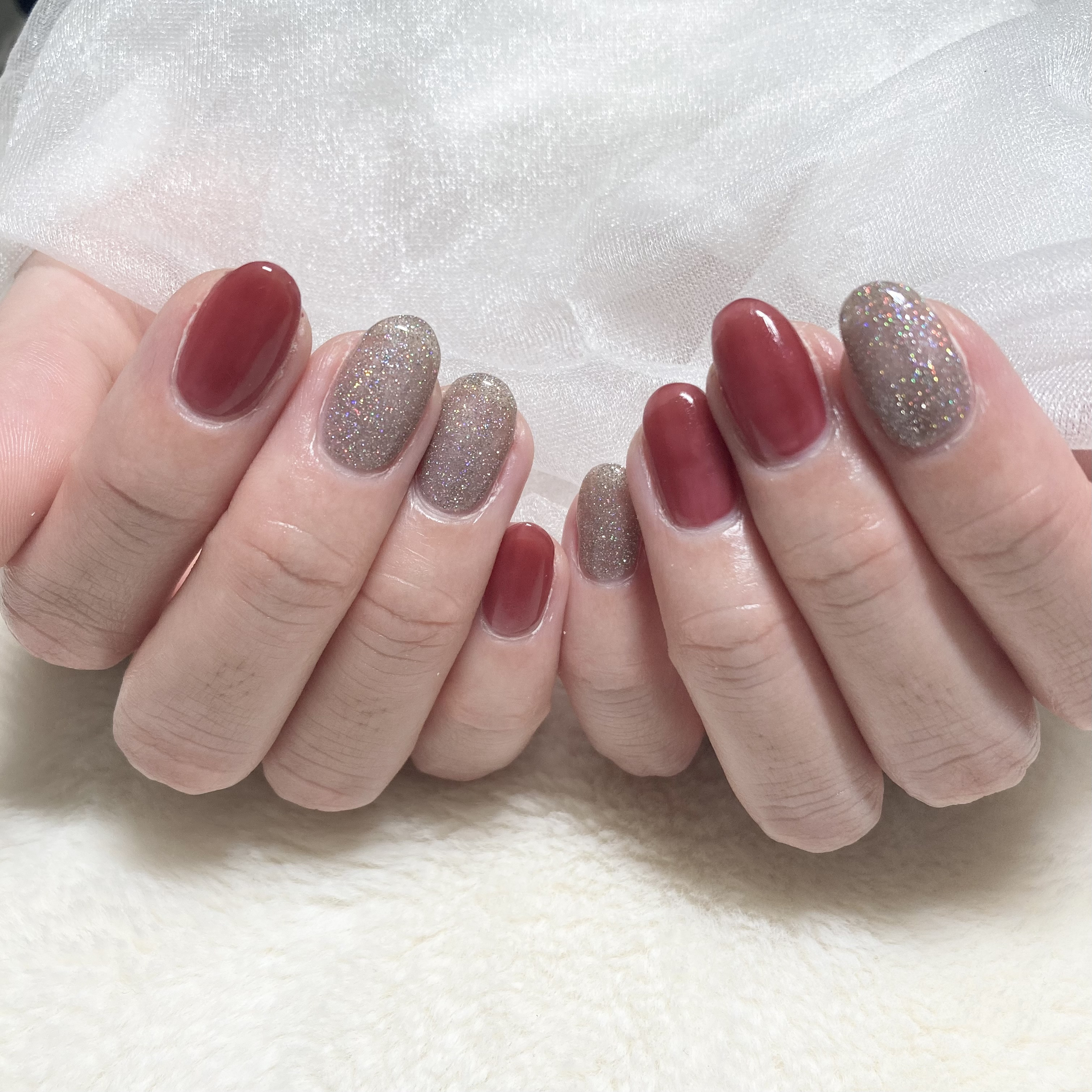 シアーなレッドとフラッシュ