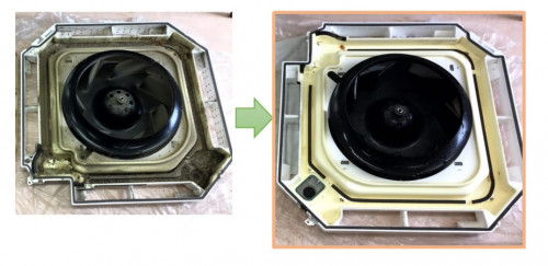 天井埋め込みエアコンクリーニング