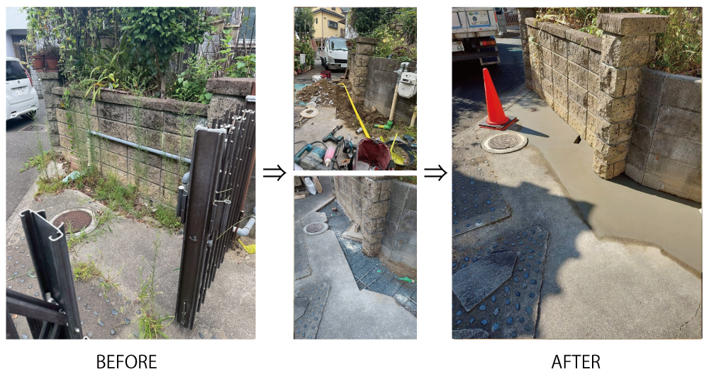 ヒラバン エクステリア リフォーム2