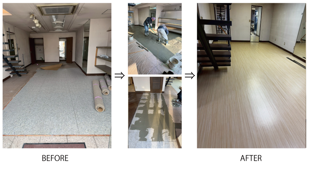 ヒラバン ゆか リフォームd