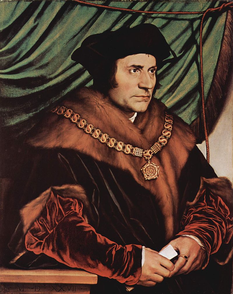 061-トマス・モアの肖像（1527年制作）