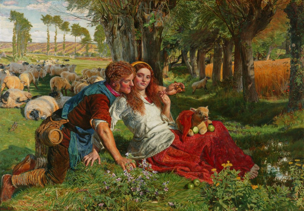 087-雇われの羊飼い（1851～52年制作） 