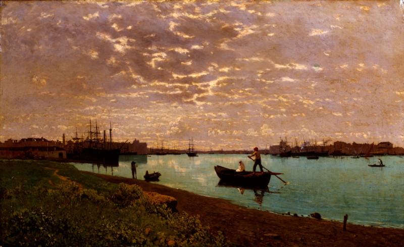 168-ジュデッカ運河の朝（1881年制作）