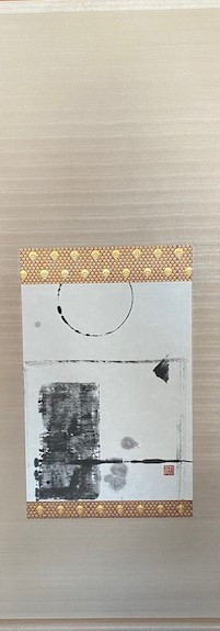 まなびおおさか令和七年度　会員のまなびご紹介　３　　　　　　　　　　　中河さんが、『京表具✖️ 日本画』プロジェクトに参加された作品のご紹介　その２