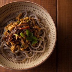 醱酵トマトの和え蕎麦