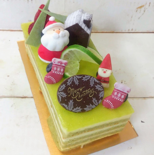 2021クリスマスピスタチオとライムのケーキ　 　.jpg