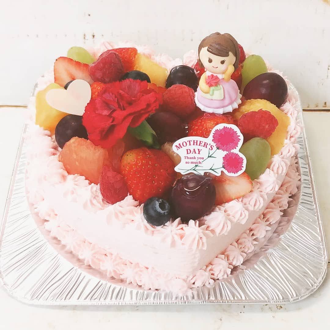 ケーキ スイーツ バースデーケーキ お誕生日ケーキ ピンク色の生クリーム苺味ケーキ7号 定期入れの