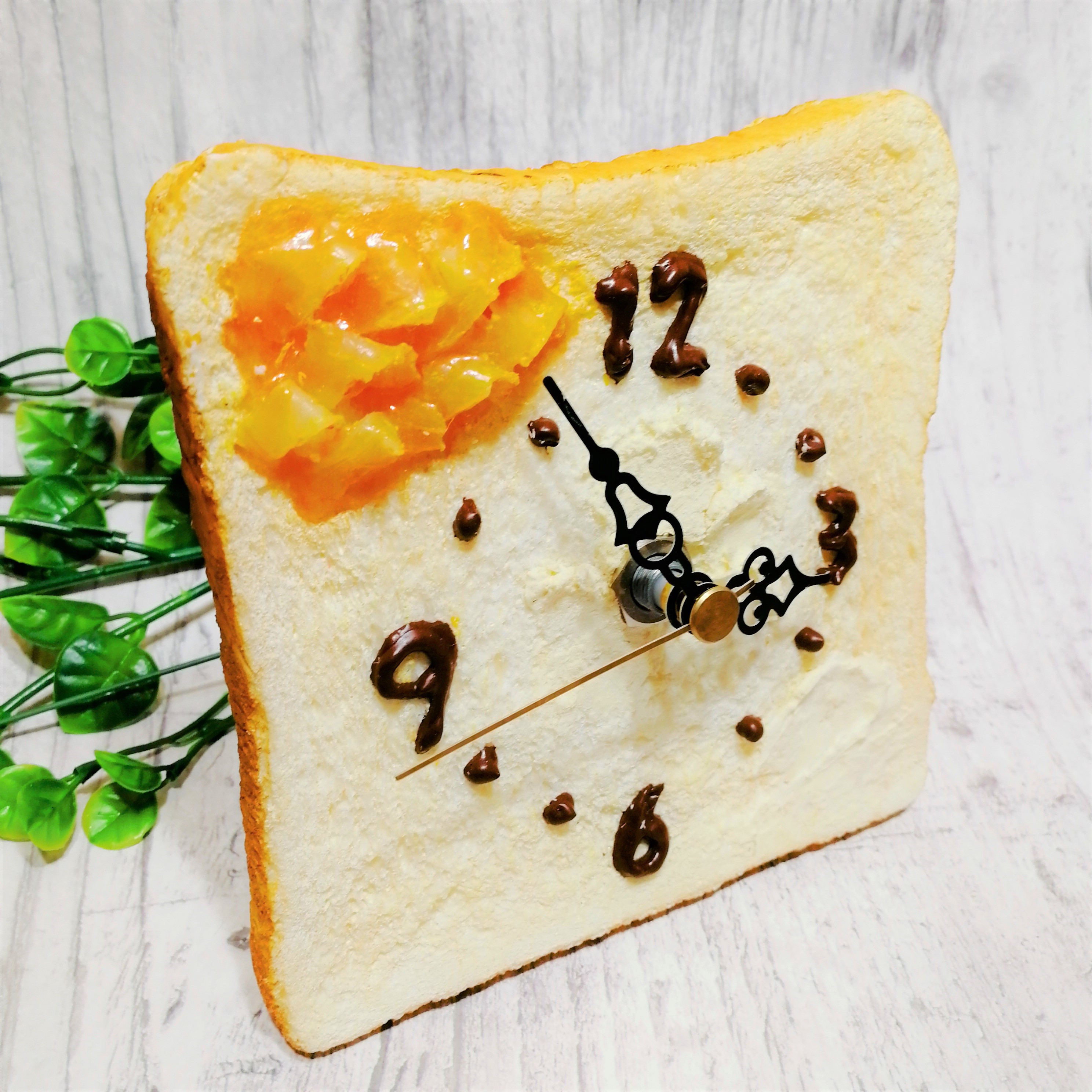 トースト時計 - 食品サンプルan - Fakefoodan.com