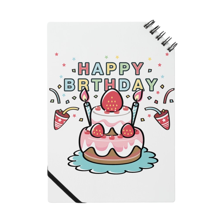 キャラクター リングノート ノート HAPPY BRTHDAY お祝い 誕生日 suzuri リンク