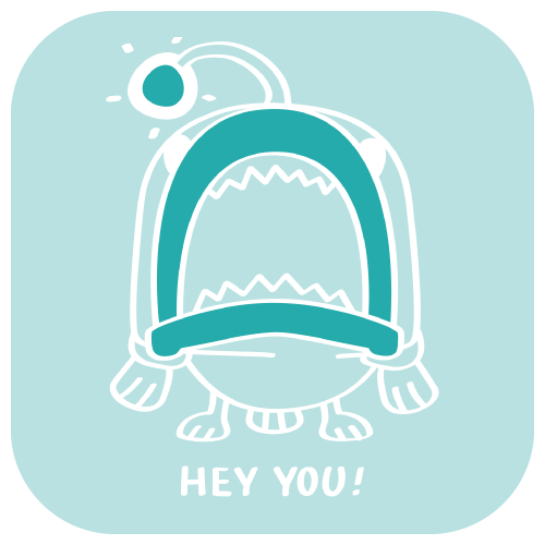 namonaaco イラスト アンコウ あんこ姫 海の底 かわいい BASE リンク