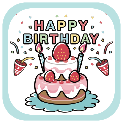 CT61 HAPPY BRITHDAY SUZURI リンク