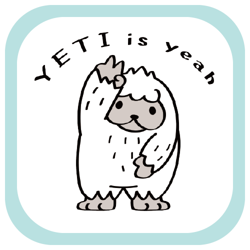 CT104 YETI is yeah SUZURI リンク