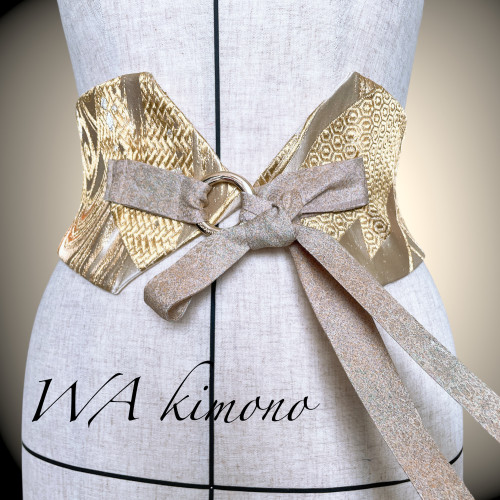 金刺繍帯サッシュベルト