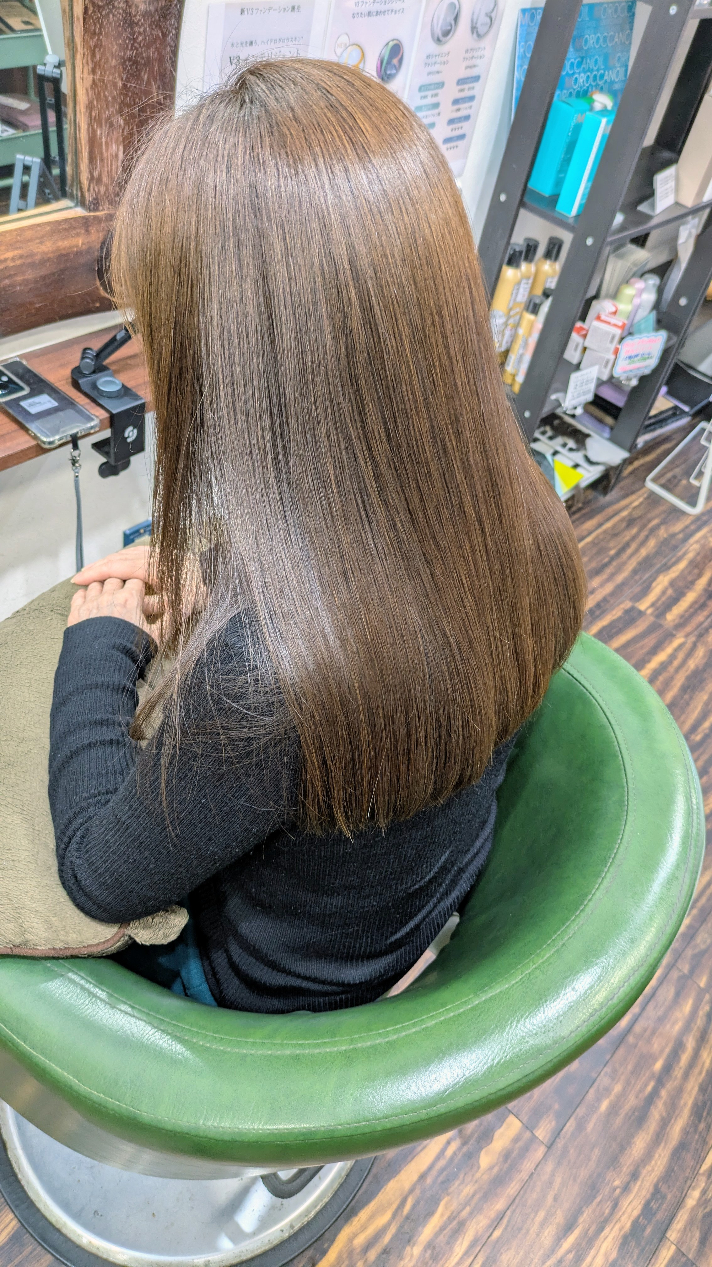 メテオカラー&アルカリ酸熱トリートメント