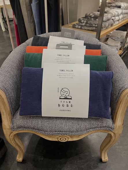 今治タオルで作った枕「ねむねむ」