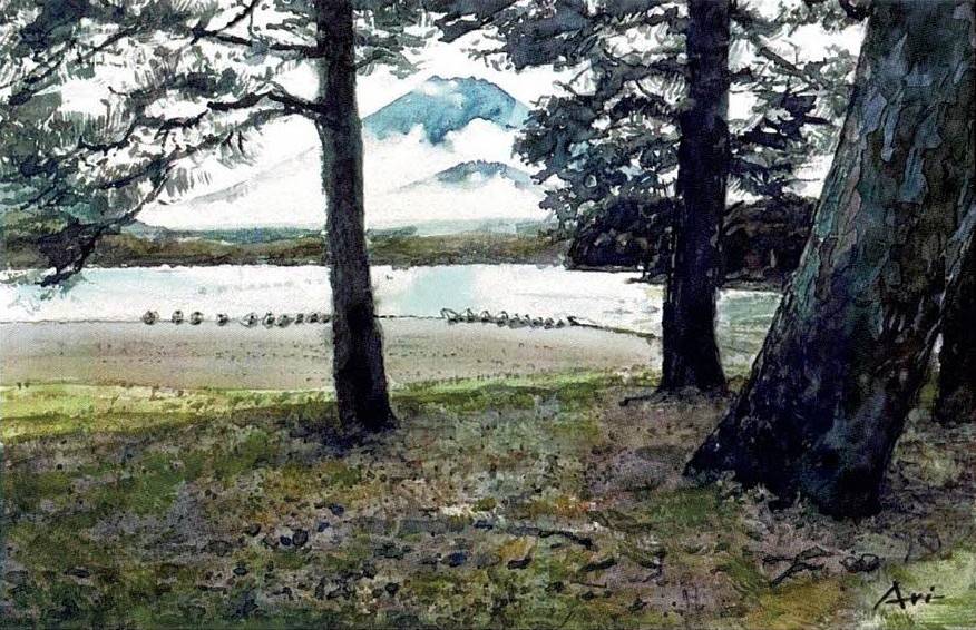 有坂昭三・水彩画展