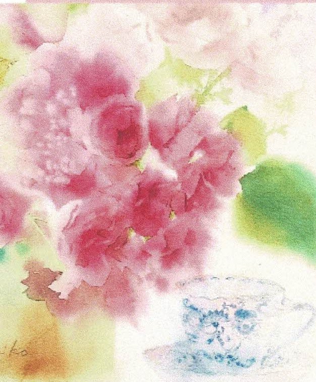 水彩画三人展「五月のお茶会」