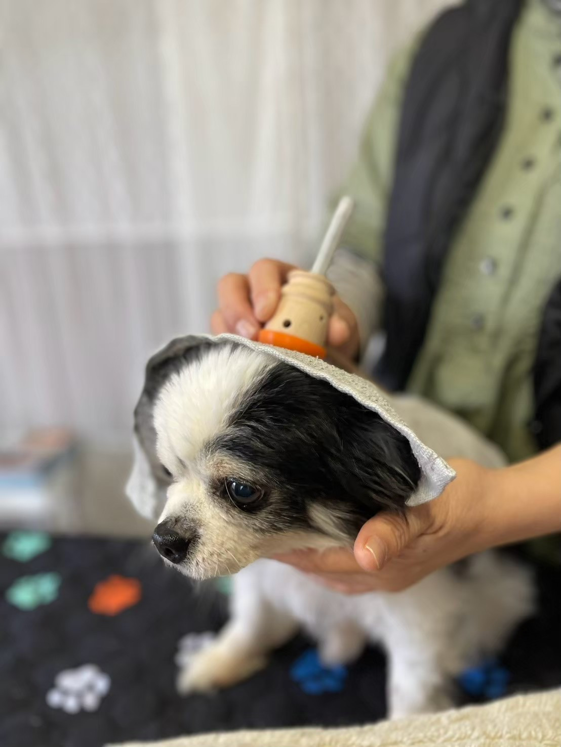 サロンでのマッサージ