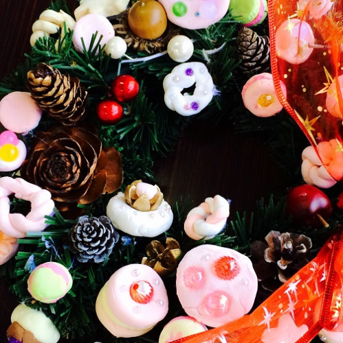 クリスマスリース作り