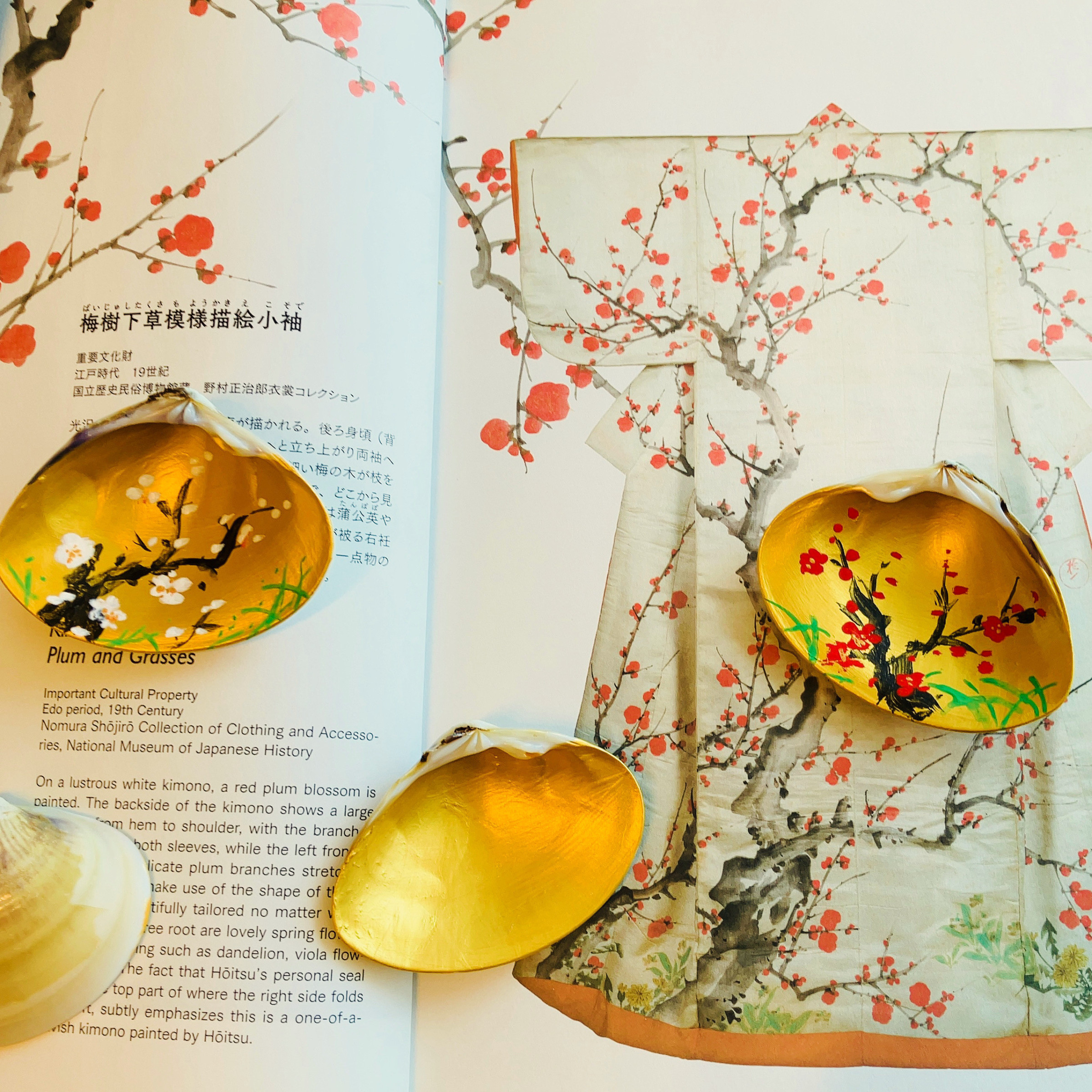 おひなさまの貝合わせ