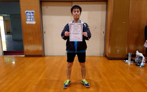 2021.2.7(日)第87回大会初中級者シングルス戦　　第２位　塩木さん