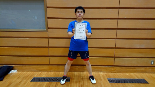 2021.3.13(土)第94回大会 オープンシングルス戦　　第3位　松本さん
