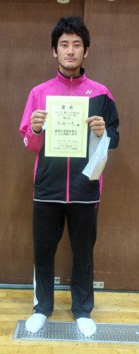 2023.10.28(土) 第326回大会 オープンシングルス戦  第2位  松永さん