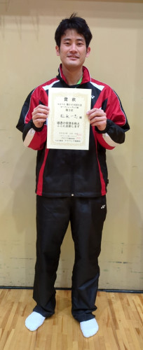 2024.3.9(土) 第368回大会 オープンシングルス戦  第2位  松永さん