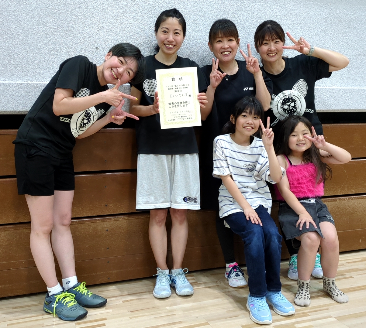 2025.4.27(日)第489回大会《超初級》《初級SS》団体戦 第3位さん