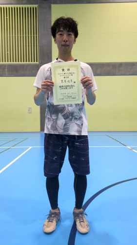 2025.6.1(日)第495回大会《オープン》シングルス戦  第2位 栗原さん