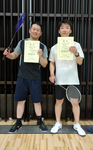 2025.6.7(土)第496回大会《初級SS》ダブルス戦  第2位 古谷さん・山田さんペア
