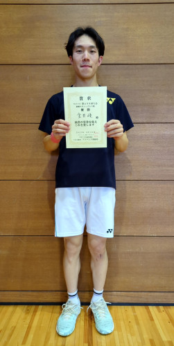 2025.6.21(土)第498回大会《初級SS》シングルス戦  優勝  金井さん
