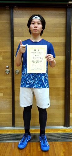 2025.6.21(土)第499回大会《初級S》シングルス戦  第3位  金子さん