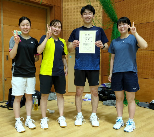 2025.7.21(月祝)第508回大会《オープン》2種混合団体戦  優勝  イトーさん