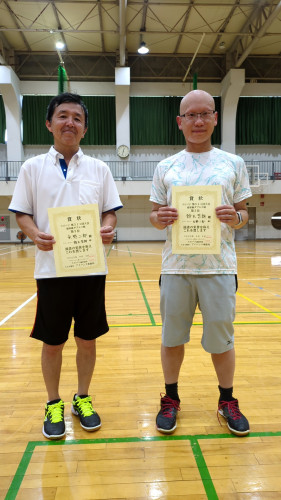 2025.8.3(日)第511回大会《超初級》ダブルス戦  第3位さん・さんペア
