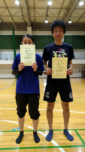 2025.8.3(日)第511回大会《超初級》ダブルス戦  第2位さん・さんペア