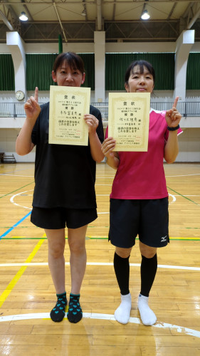 2025.8.3(日)第511回大会《超初級》ダブルス戦  優勝  佐々木さん・本多さんペア