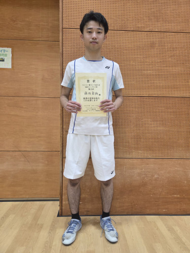 2025.8.16(土)第517回大会《初級S》シングルス戦 第2位 藤枝さん