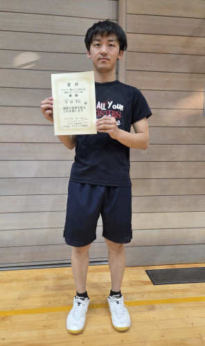2025.9.6(土)第523回大会《初級SS》シングルス戦  優勝  安田さん