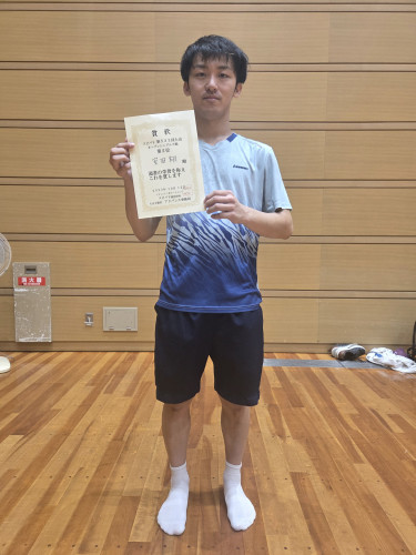 2025.10.12(日)第533回大会《オープン》シングルス戦  第2位  安田さん