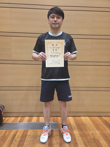 2025.10.12(日)第533回大会《オープン》シングルス戦  優勝  吉田さん