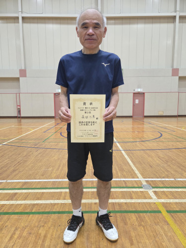2025.10.13(月祝)第534回大会《初級SS》シングルス戦  第2位  森田さん