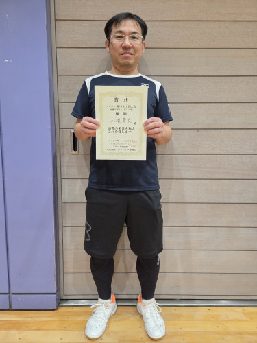2025.11.22(土)第542回大会《初級SS》シングルス戦  優勝  さん