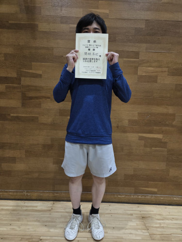 2025.12.6(土)第547回大会《初級S》シングルス戦  優勝さん