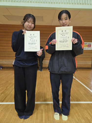 2025.12.13(土)第550回大会《初級SS》ダブルス戦  第2位さん・さんペア